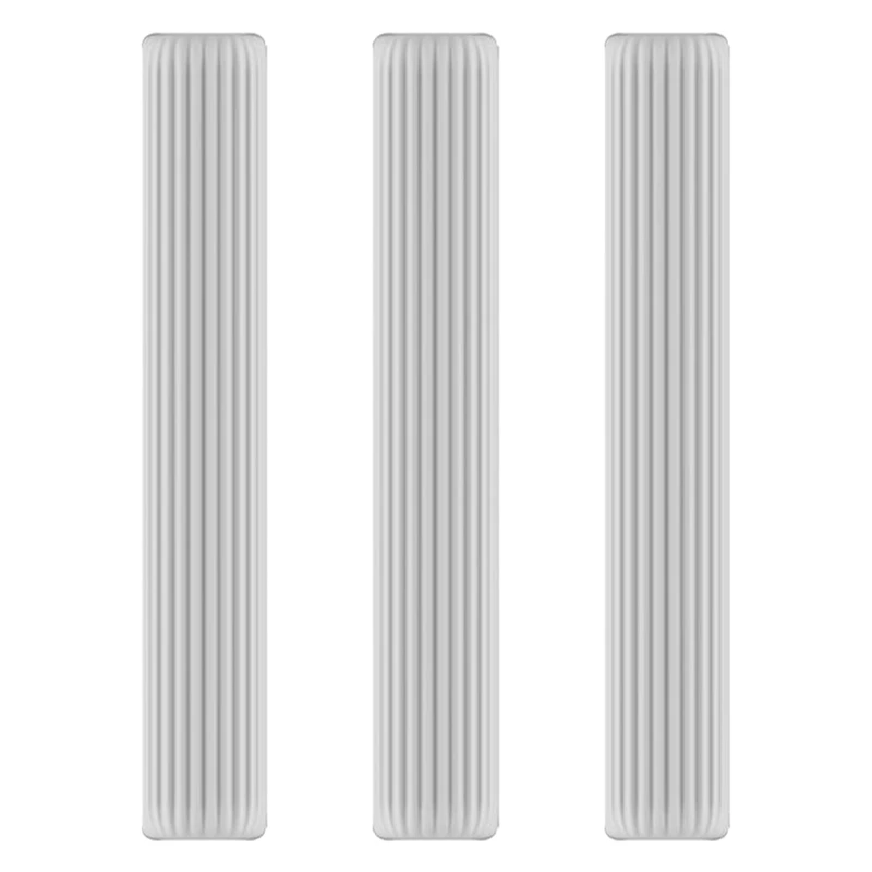 

3Pcs For Xiaomi Youpin Blue Fish Double Fold Squeeze Mop Pu03a Non-Hard Sponge Mop Head Folded In Half Dry And Wet