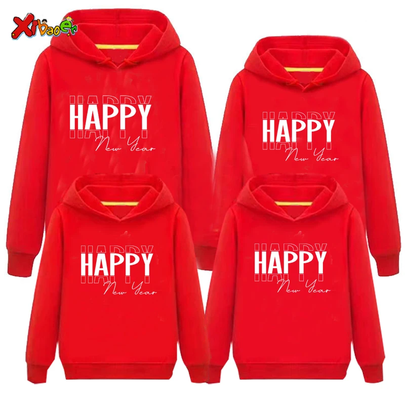 

Family Matching Set New Year Hoodies Mommy Daddy Family Brother Sister New Year Party Custom Name Clothing Christmas Sweatshirt