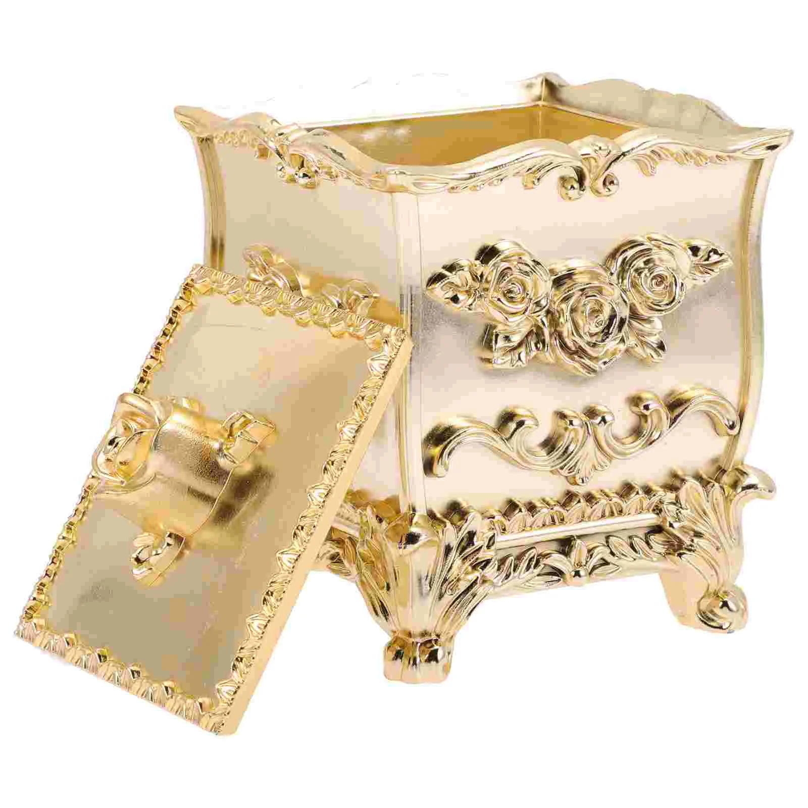

European Style Toothpick Storage Case Cotton Swab Storage Case Toothpick Storage Box