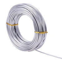 3 5 6mm aluminum sculpting french wire for beading artistic wire metal lexible craft for diy floral model beading beads jewelry