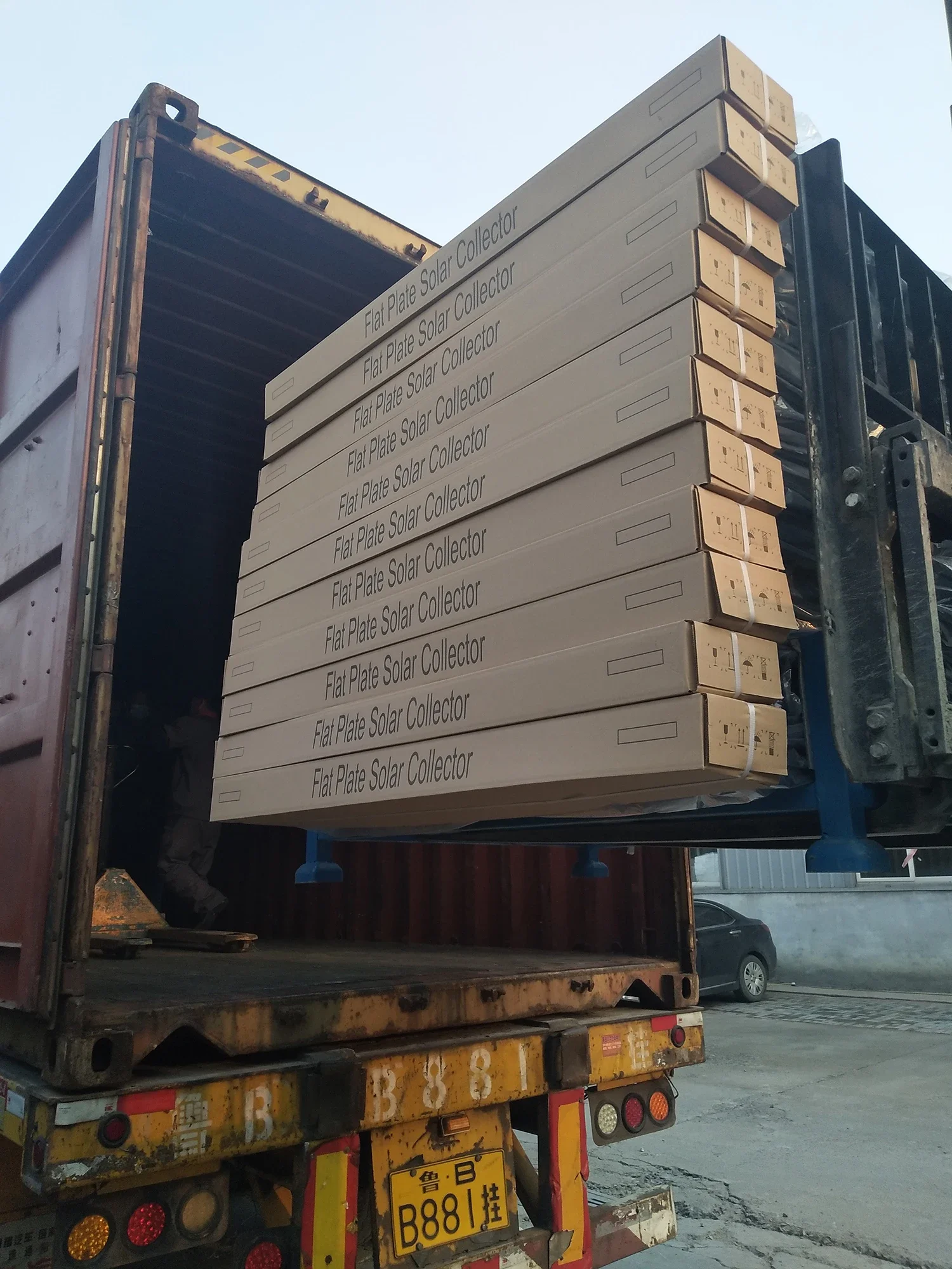 Разделенный солнечный водонагреватель BTE/OEM