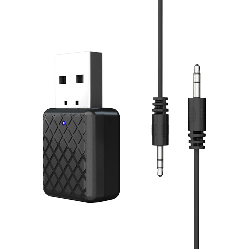 

Беспроводной Bluetooth-совместимый аудиопередатчик 5,0, приемник 2 в 1, адаптер с кабелем 3,5 мм для автомобиля, ТВ, наушников, динамиков, Aux