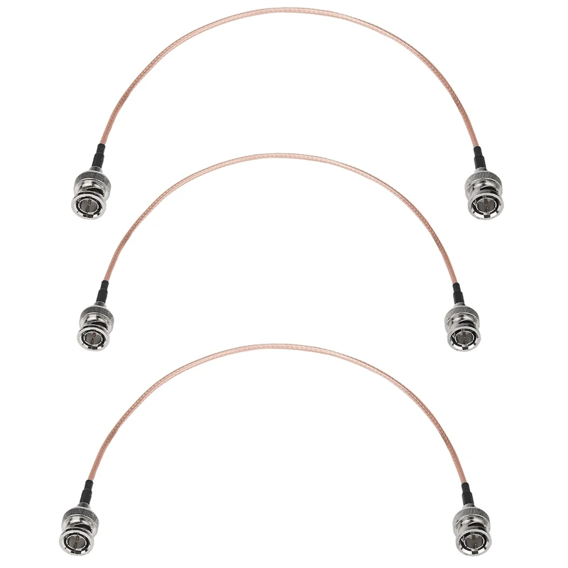 

3Pcs 3G HD SDI Cable BNC Cable 30Cm 75 Ohm For Cameras BMCC Video Equipment Supports HD-SDI 3G-SDI 4K 8K SDI Video Cable