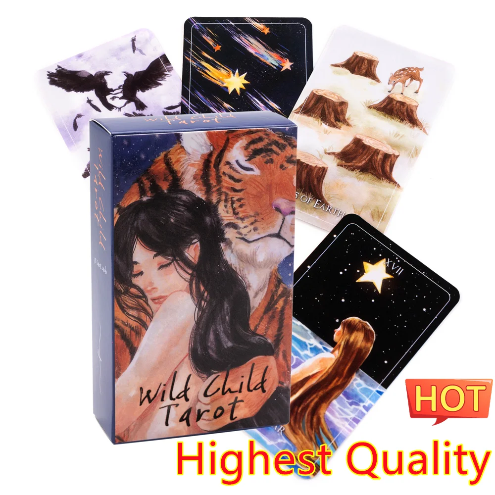 Будущие дикие детские карты Таро без электронной книги унисекс террасы