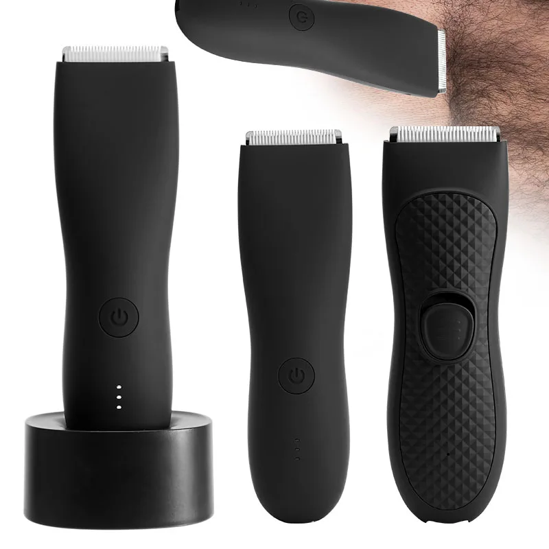 Men's Electric Groin Hair Trimmer Pubic Hair Trimmer Body Gr
