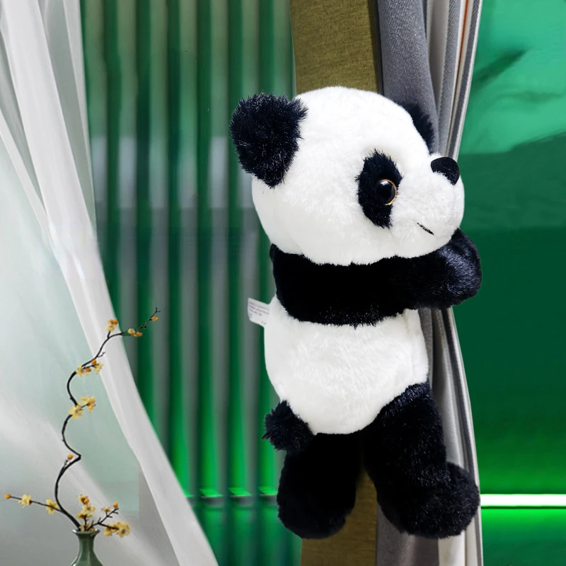 

Cute Panda Doll Curtain Buckle Cartoon Decorative Strap Buckle Free Punching Cute Curtain Belt Plush Doll Ornament