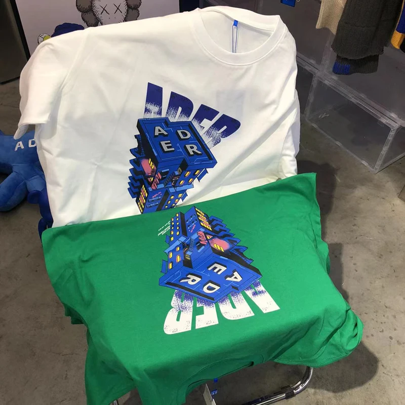 

Футболка с надписью «ошибка», Мужская Женская и мужская футболка «Little Monster», Лоскутная футболка с надписью «Adererror», Товары в наличии