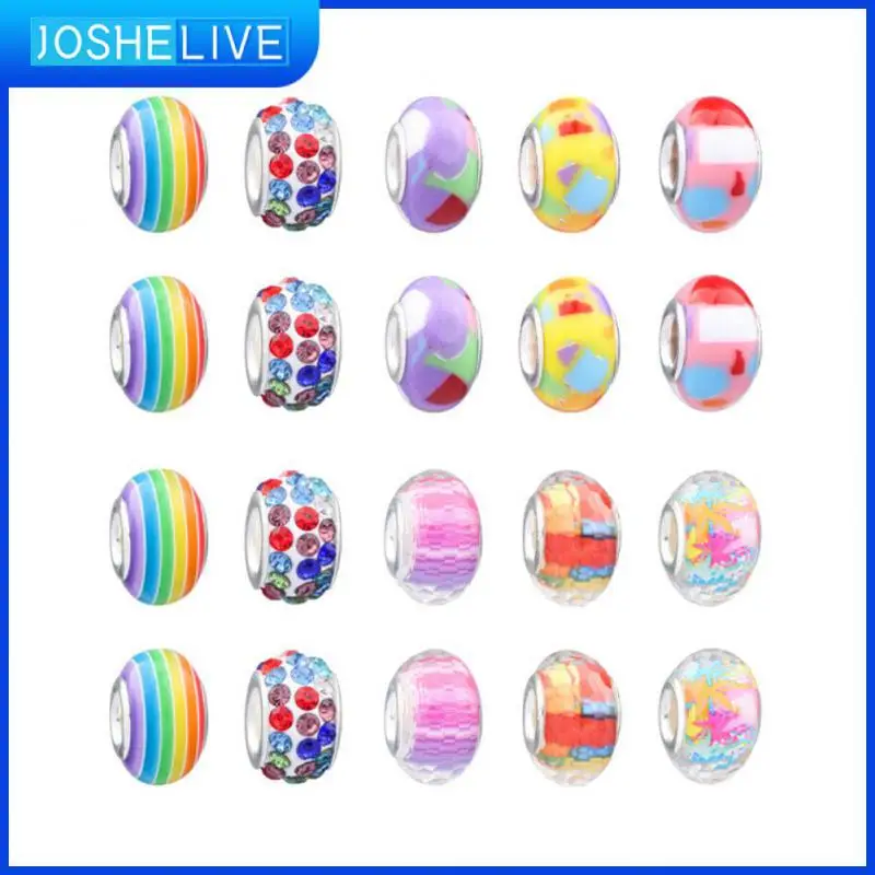 

Комплект браслетов для женщин «сделай сам», аксессуары для изготовления ювелирных изделий, набор металлических подвесок для детей, трендовые бусины ручной работы, макропористые бусины