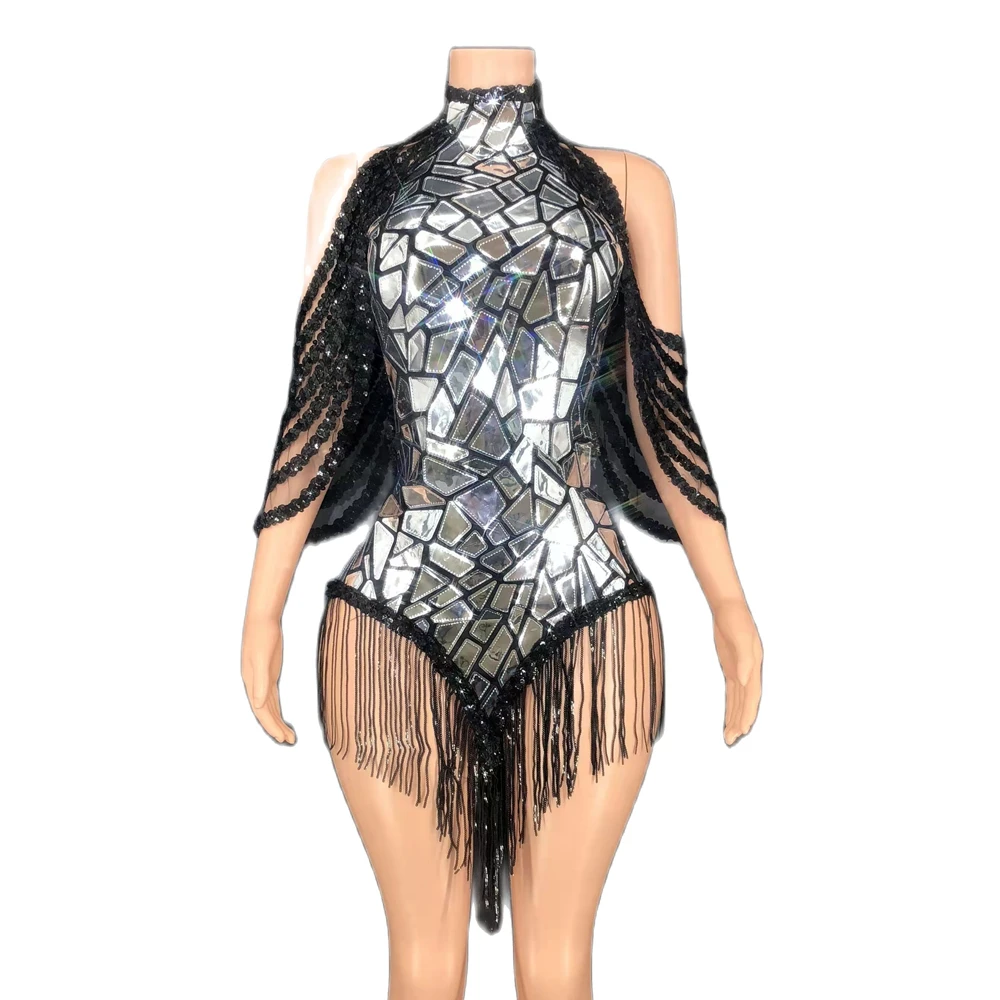 Черная сценическая одежда для ночного выхода сценический наряд Drag Queen 2022