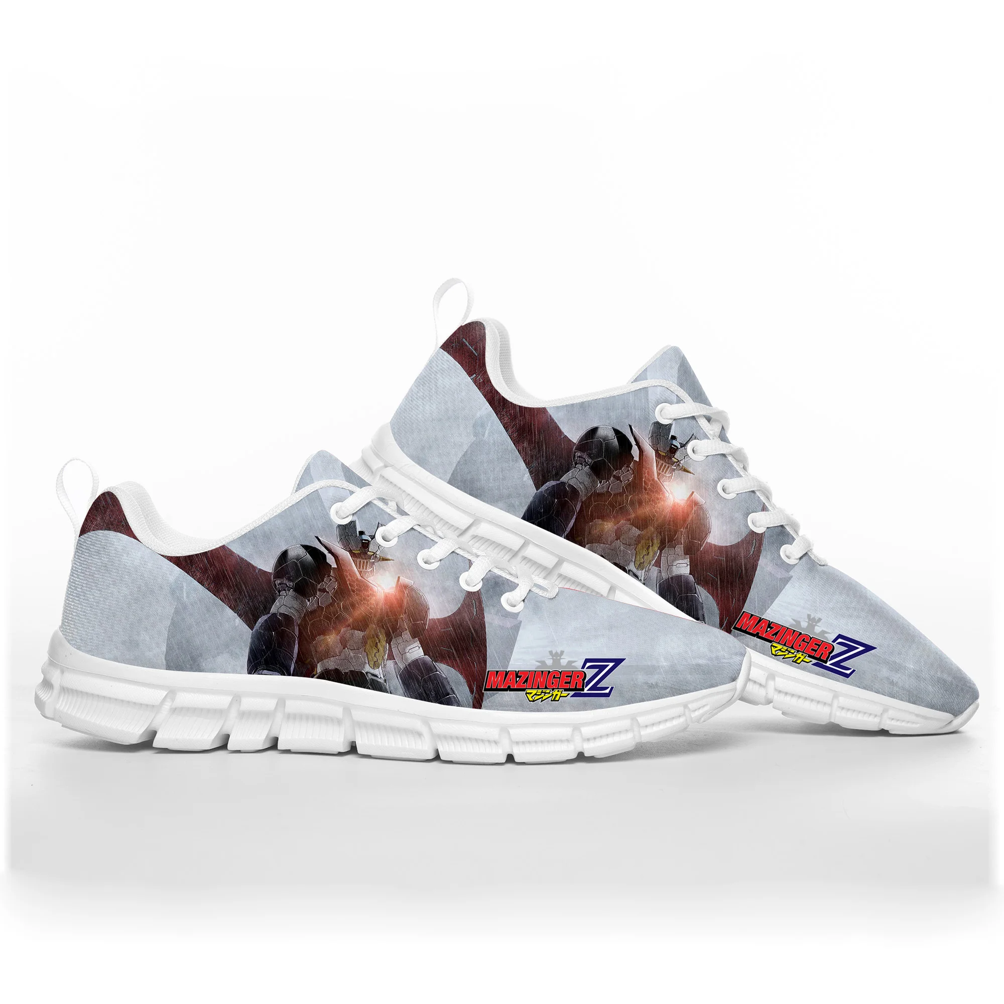

Mazinger Z Cartoon Manga Anime Comics Sports Shoes Mens Womens Teenager Kids Children Sneakers Custom High Quality Couple Shoe