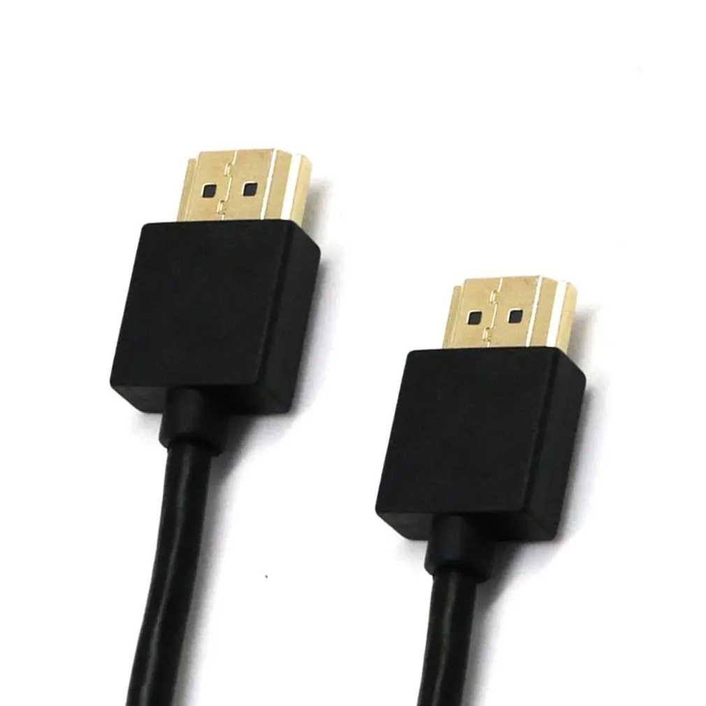 Черный Ультратонкий Hdmi-совместимый кабель для Bluray DVD PS3 HD TV XBOX LCD PC 1080P - купить по