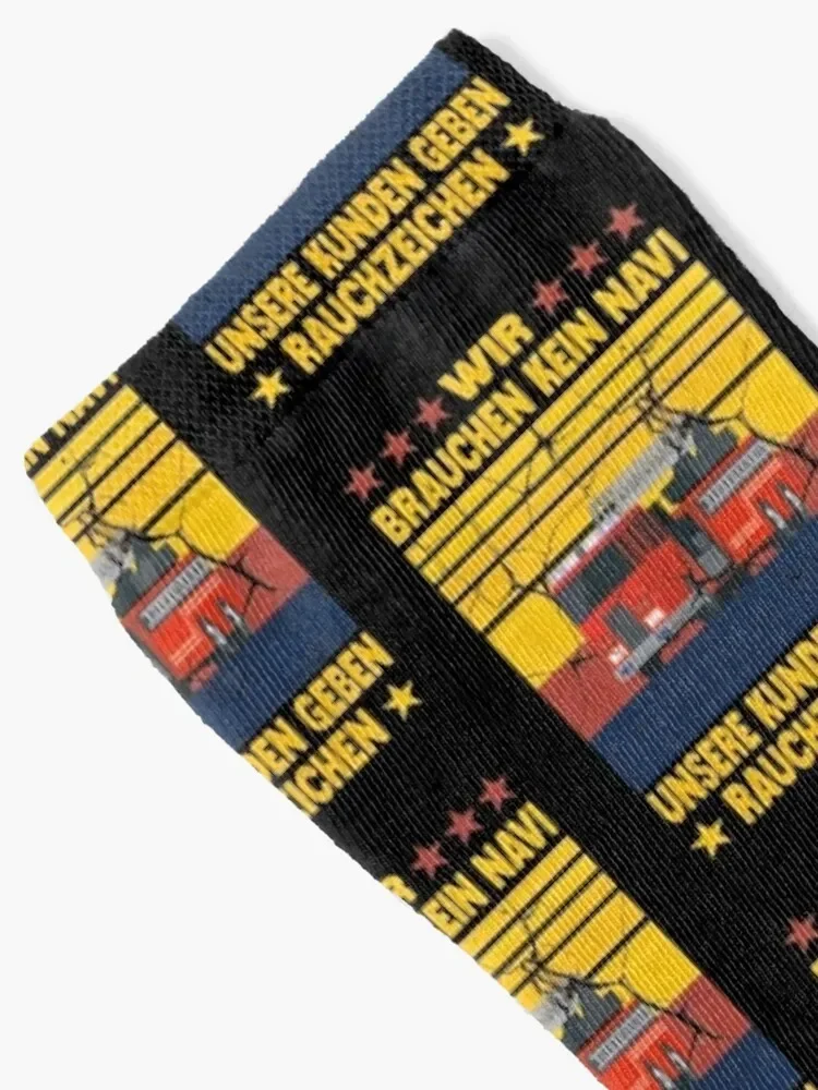 Носки Wir brauchen Kein Navi войerwehrmann войerwehr индивидуальные подвижные Чулки Аниме зимние