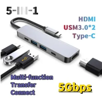 

Док-станция USB3.0 Type C разветвитель адаптер OTG для Lenovo Macbook ПК с несколькими портами и SD-кардридером удлинитель портов