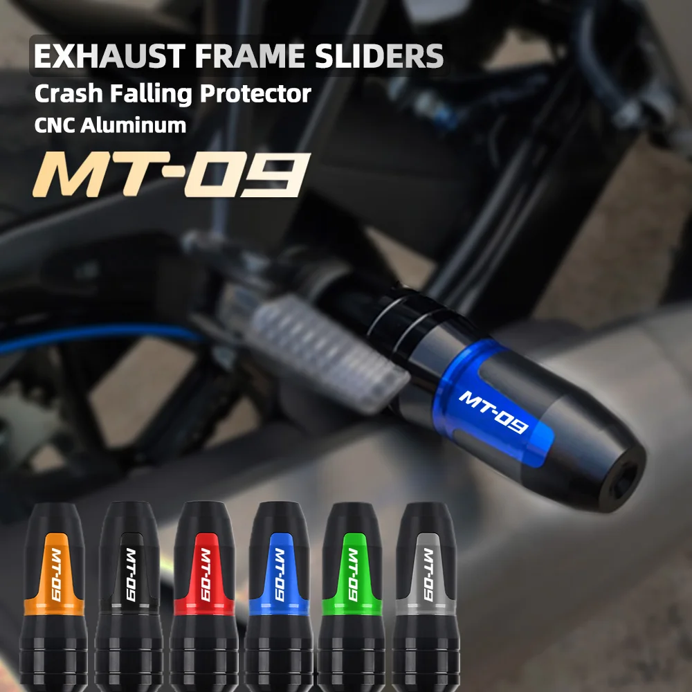 

FOR YAMAHA MT09 SP MT-09 MT 09 2017 2018 2019 2020 2021 2022 2023 Motorbike Exhaust Frame Sliders Crash Pads Falling Protector