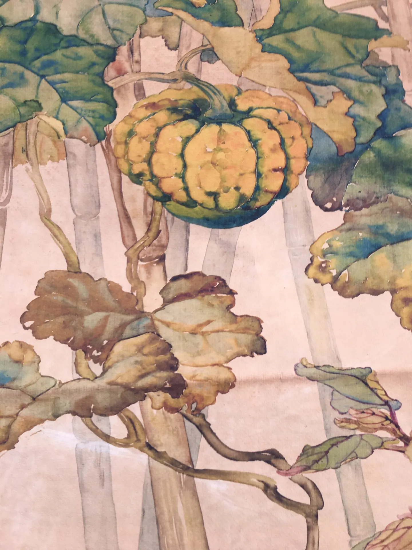 Картина Лю Курил цветы и птицы