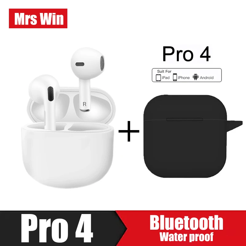 TWS-наушники Pro4 с микрофоном и поддержкой Bluetooth |