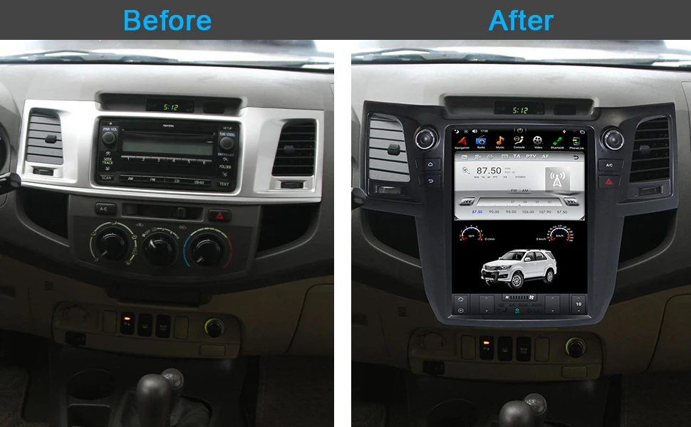 Автомобильный радиоприемник беспроводной Carplay Android автомобильный gps-навигатор MP5