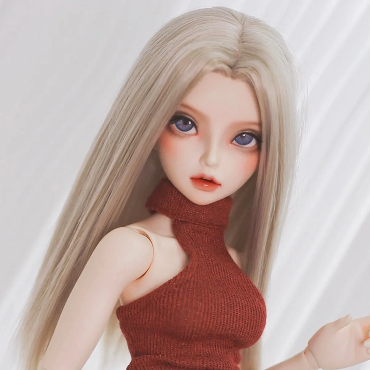 Новая 42 см сексуальная девушка из натуральной кожи BJD Baby sd 1/4 женская