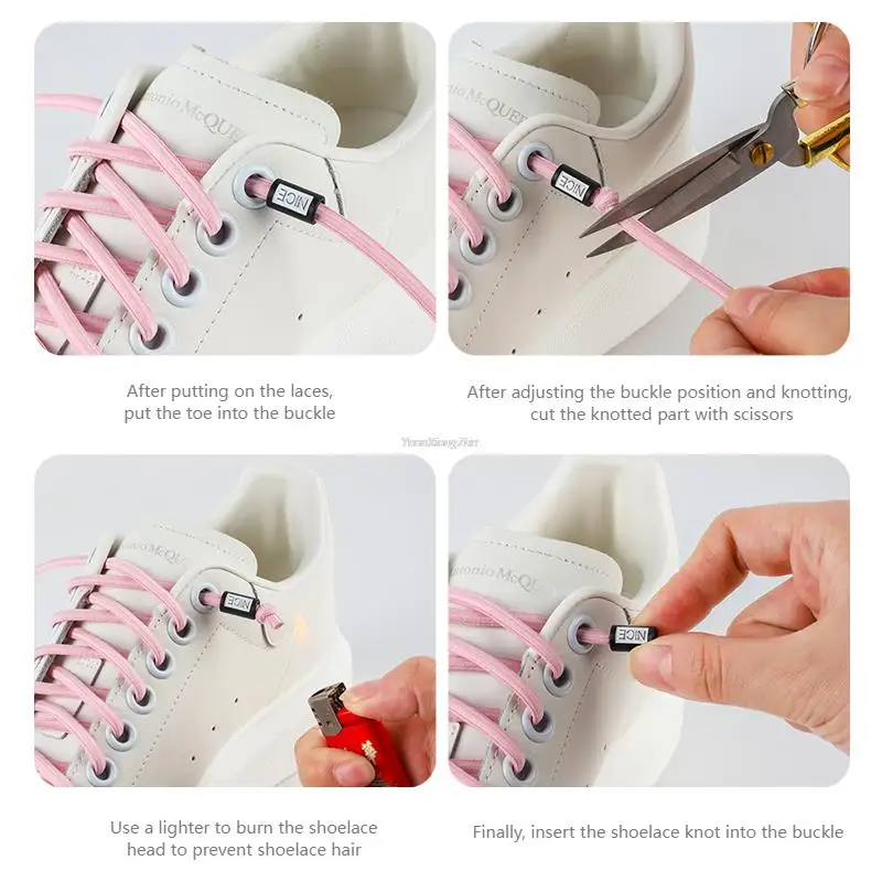Как завязать круглые шнурки