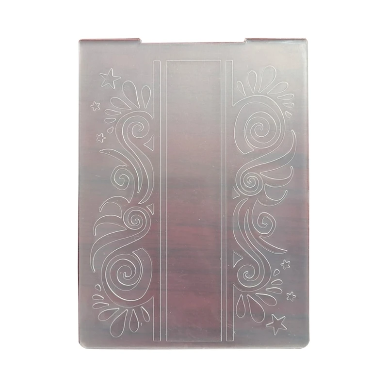 

Plastic Embossing Folder 3D Flower Stars Die Stencil for DIY Craft Scrapbooking