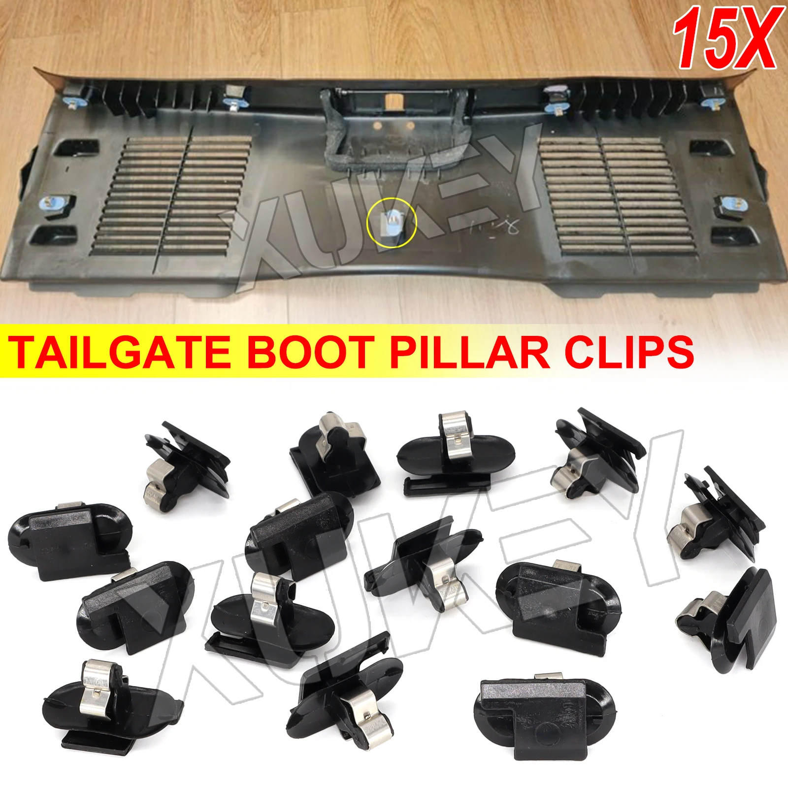 

15X для Vauxhall Opel Zafira Astra Corsa Meriva Vectra зажим для багажника внутренняя отделка стойки Монтажный кронштейн зажим Крепление