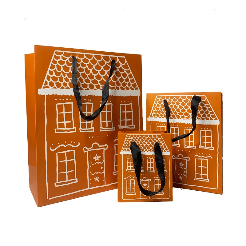 

Новый Рождественский подарочный бумажный пакет CIVI 2023 с индивидуальным дизайном, для свадьбы, дня рождения