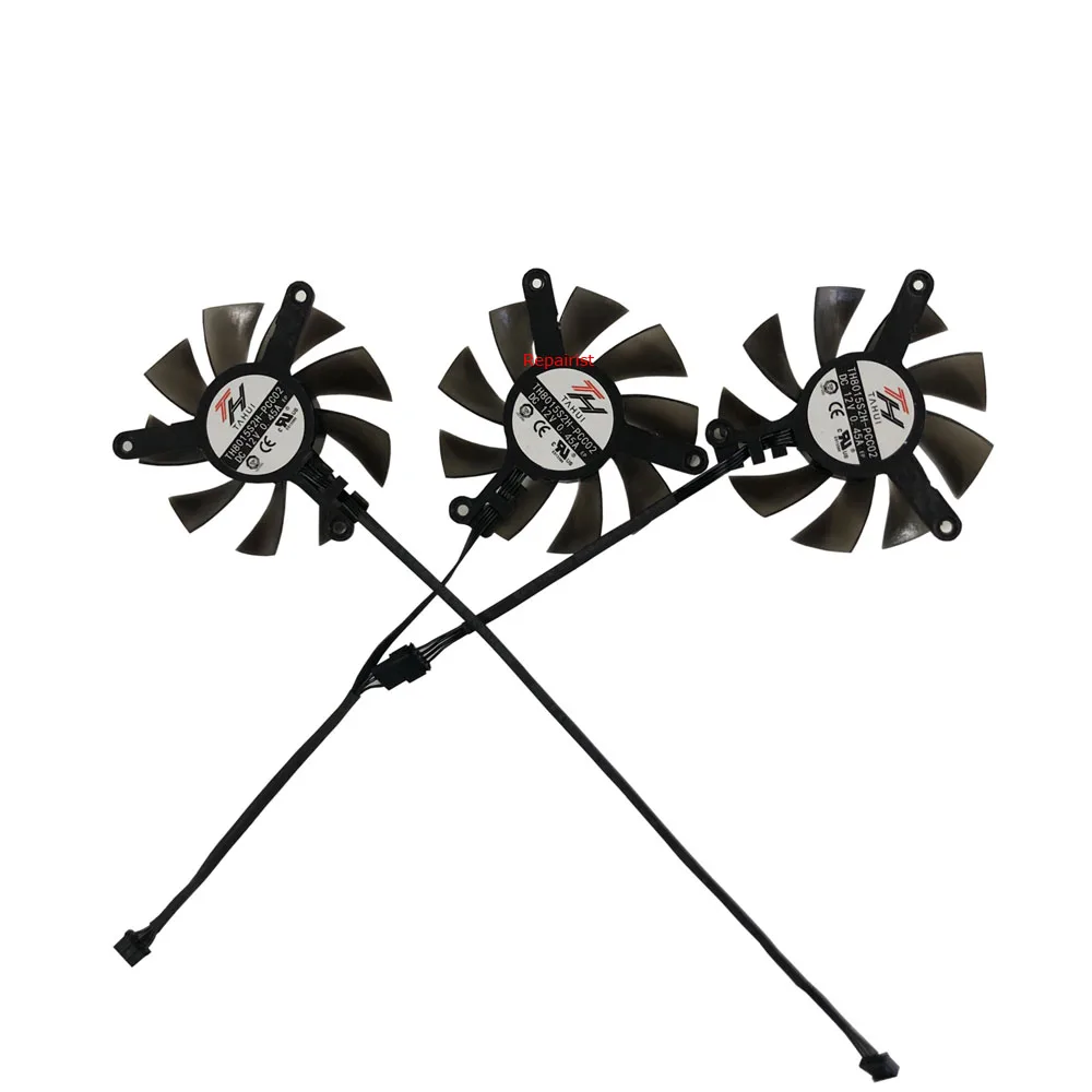 Вентилятор для видеокарты, 76 мм, для смартфонов Palit RTX 3070 3080 Ti Gamingpro OC, охлаждение видеокарт