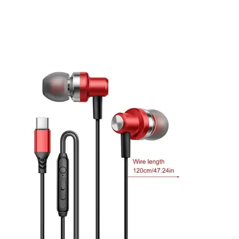 87 га типа C в наушниках для ушных наушников цифровой декодирование и снижение шума повышают долговечность басов