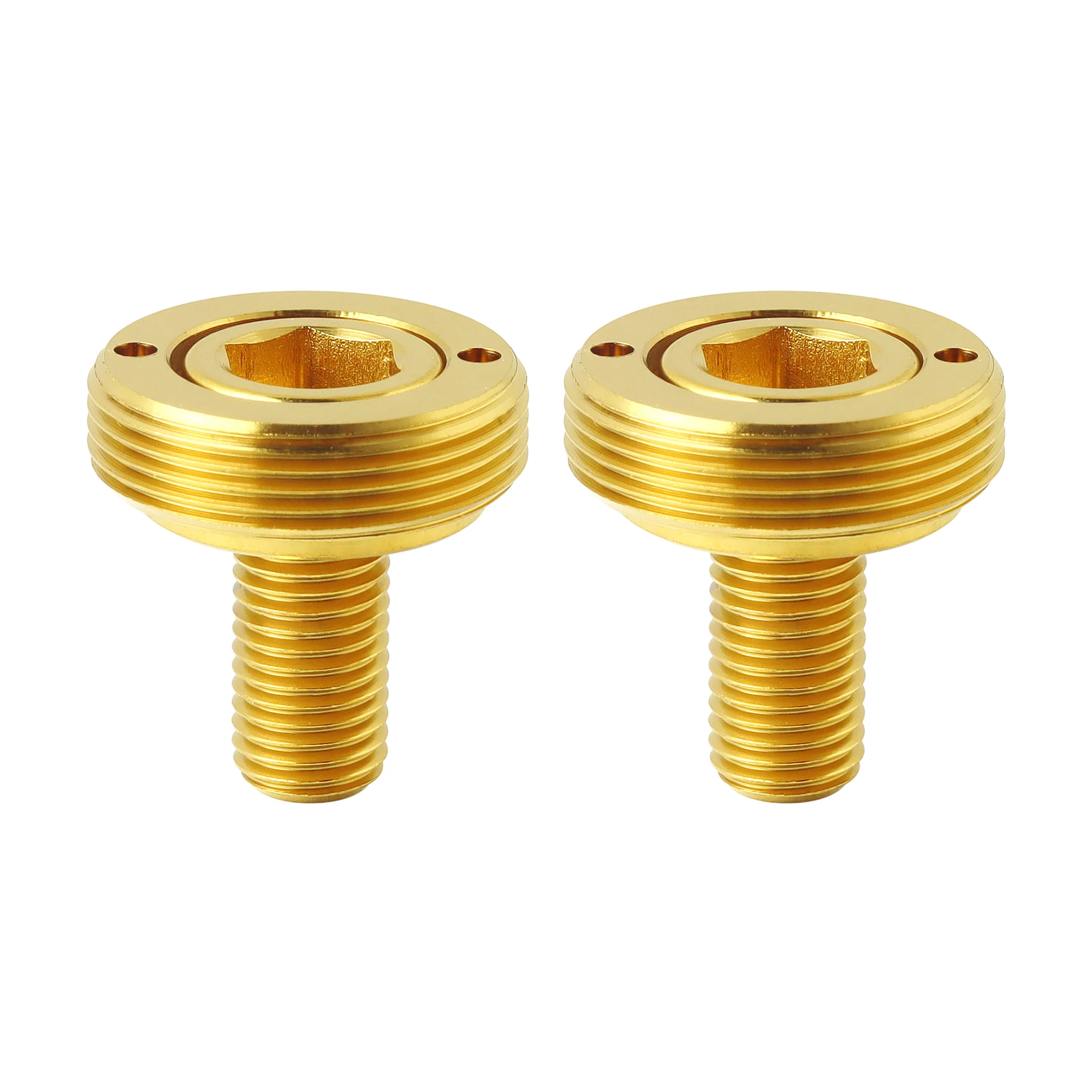 XMSJ Титановая крышка кривошипа, нижний кронштейн, винт оси, центральный вал, крепежные болты шатуна M8X15, крышка с квадратным отверстием, болт шатуна