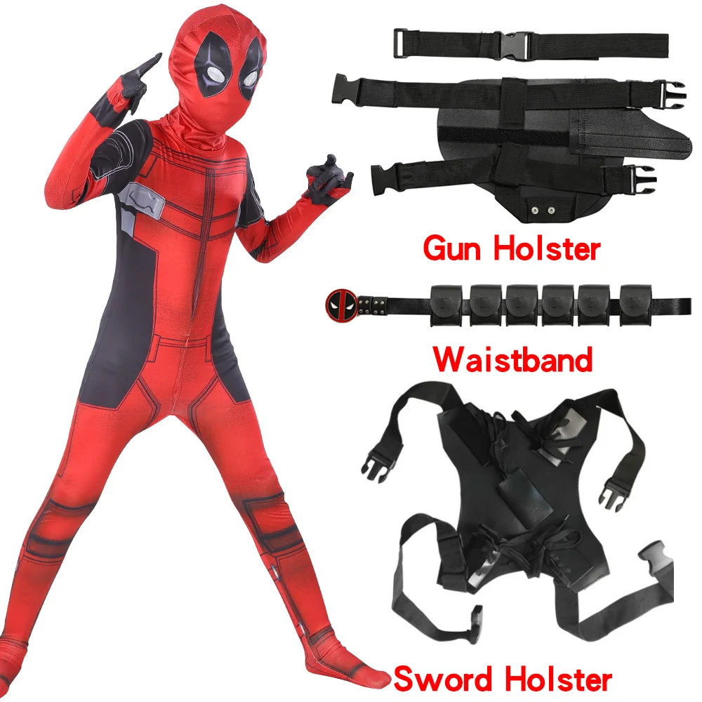 Костюм Дэдпула для косплея костюм детей и взрослых аниме супергерой косплей