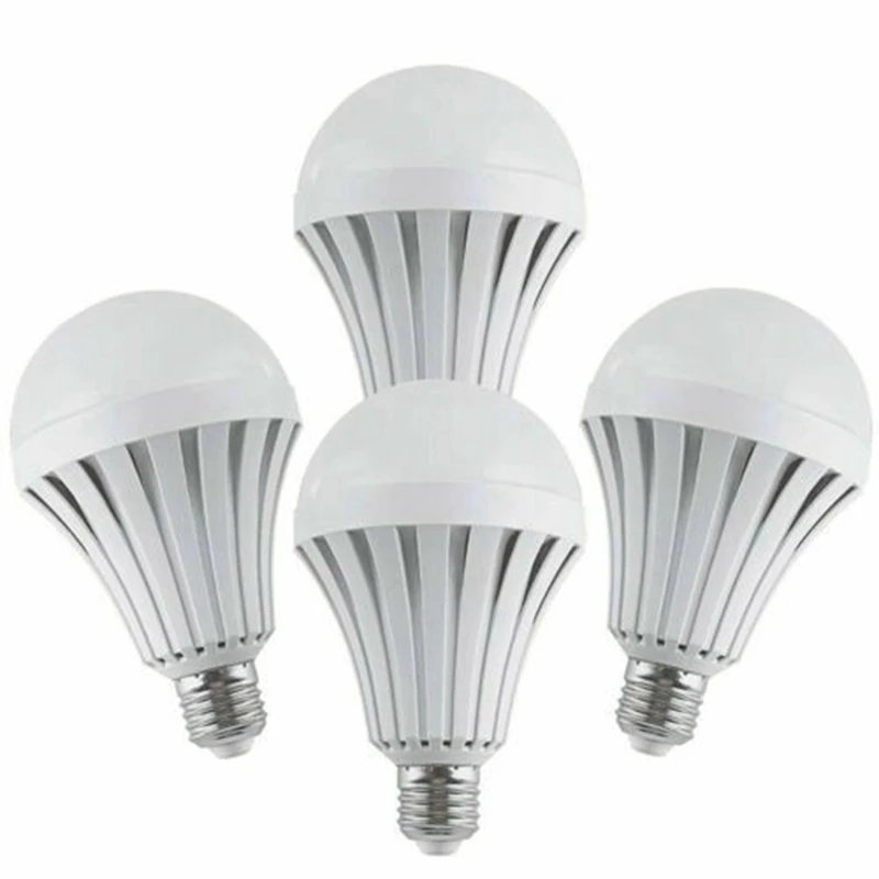 

4 Pack Emergency Bulbs Rechargeable LED Light With Battery Backup, LED Bulbs