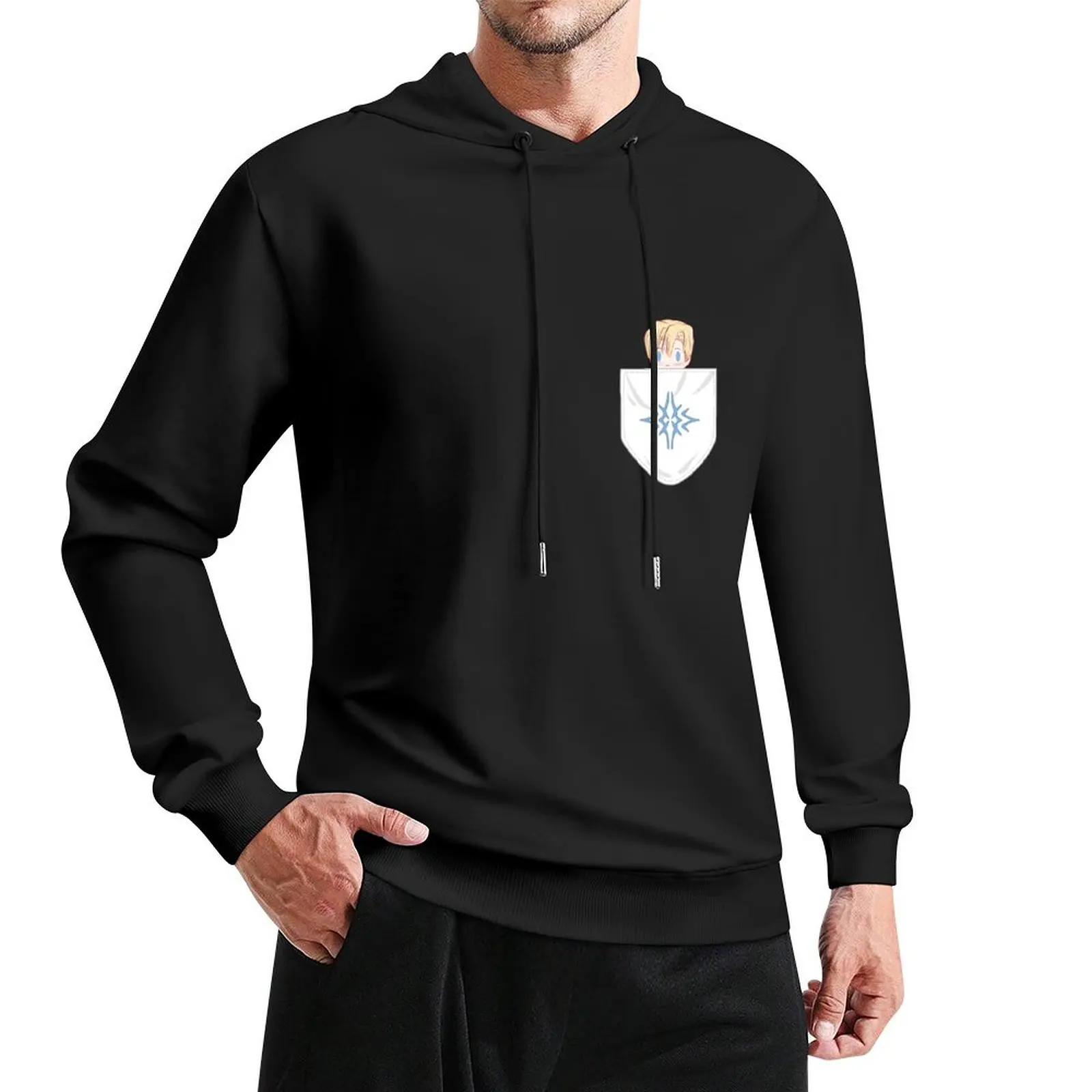 Pocket Dimitri пуловер с капюшоном мужская одежда эстетичная новые толстовки