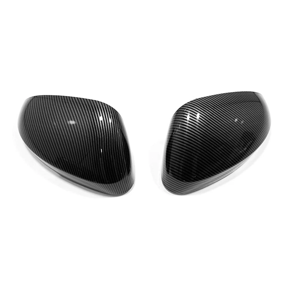 

For Mitsubishi Outlander 2022 Decoration Car Rearview Side Mirror Cover Trim Frame Carbon Fiber