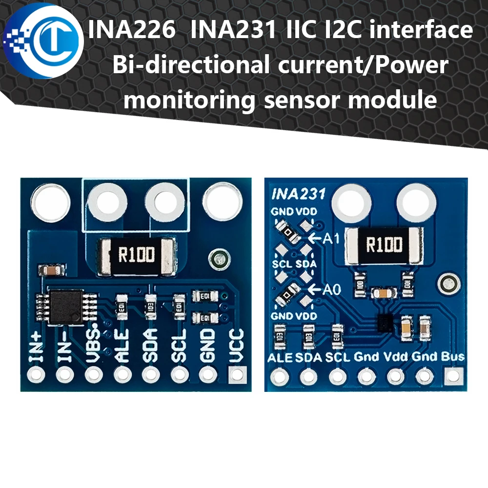 Двухнаправленный модуль датчика мониторинга тока/мощности INA226 INA231 IIC I2C для Arduino