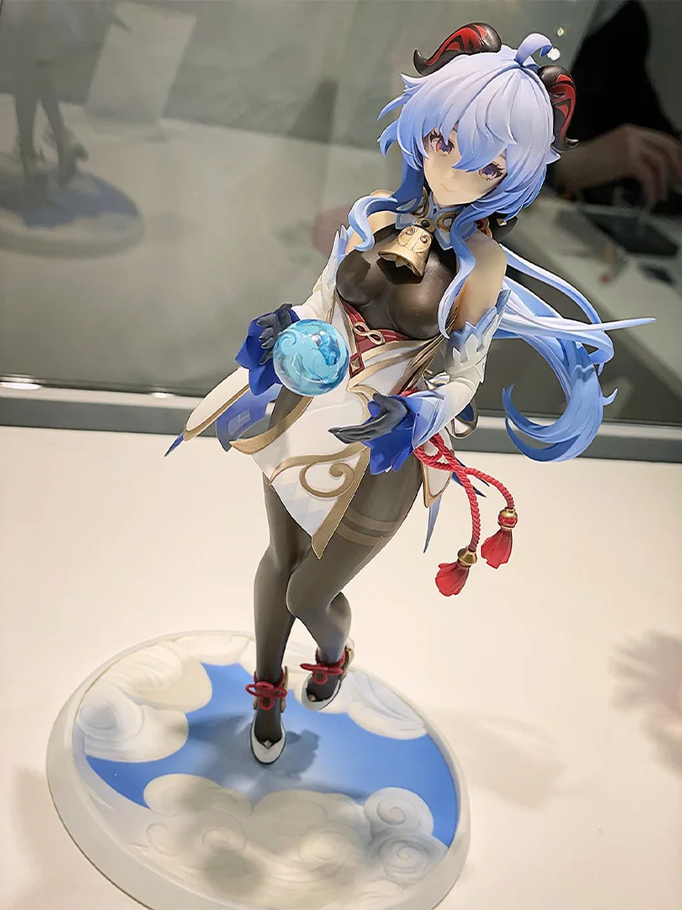 22cm Ganyu Genshin Impact Anime Figure Plenilune Gaze Action Keqing/Paimon/Klee Figurine Collection Model Doll Toys |