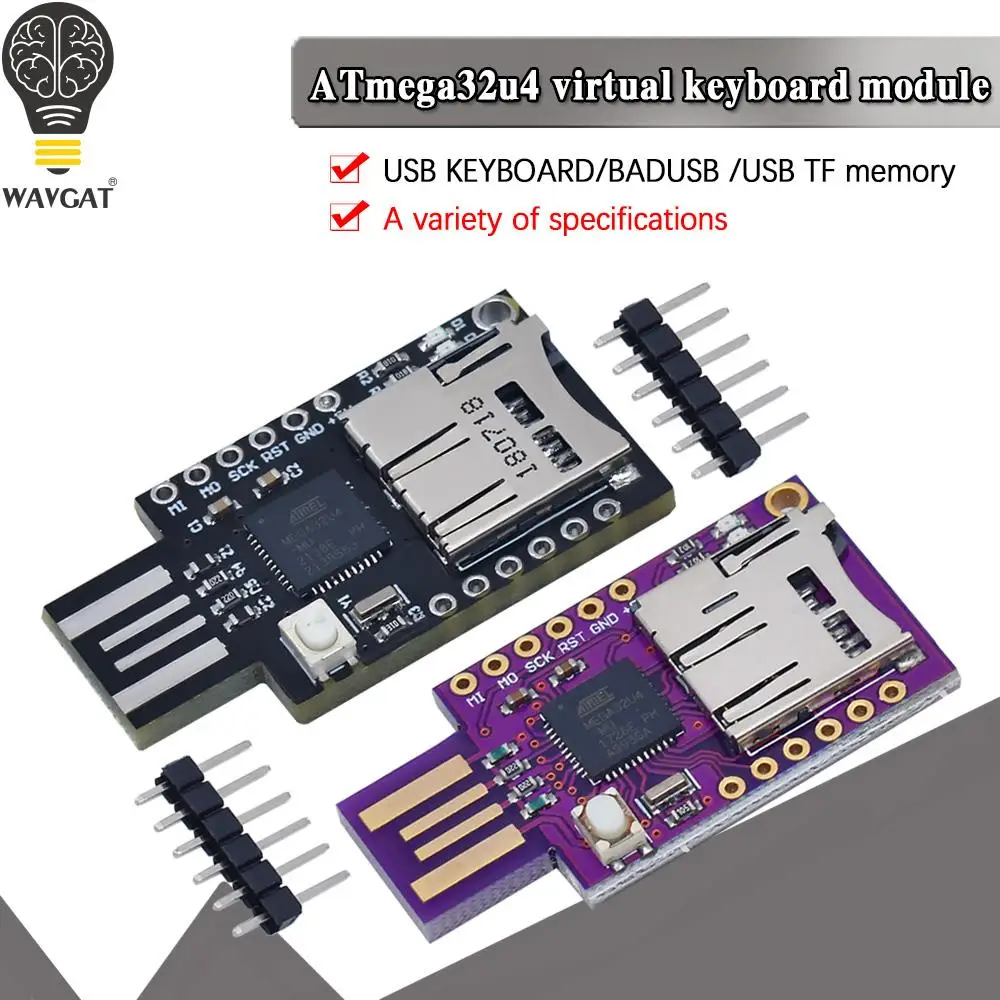Флюоресцентная USB-клавиатура ATMEGA32U4 для Arduino | Электронные компоненты и