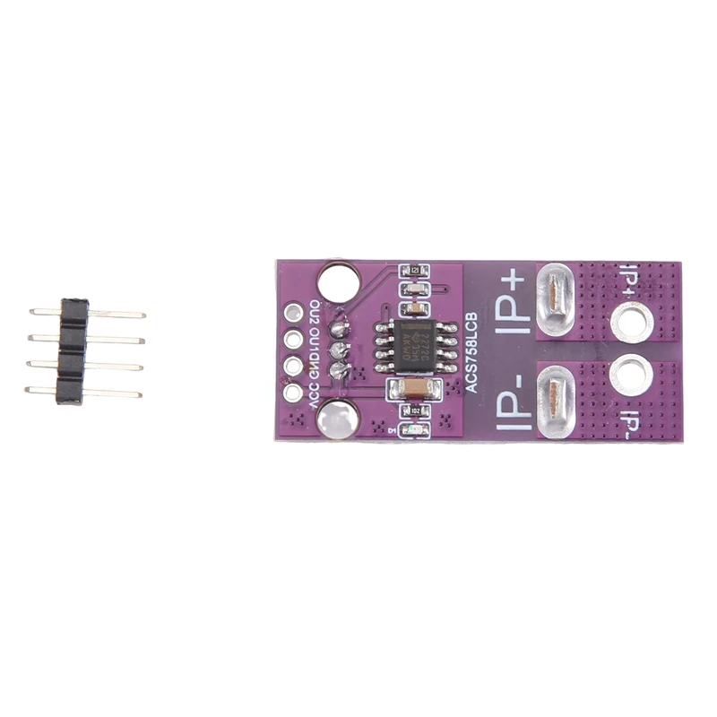 ACS758 ACS758LCB-050B Модуль тока Линейный датчик Холла PFF-T Обнаружение 3-5 В