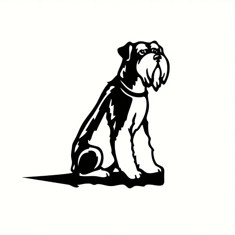 Металлический Силуэт Собаки Порода Декоративный Садовый Кол - Овчарка Щенок