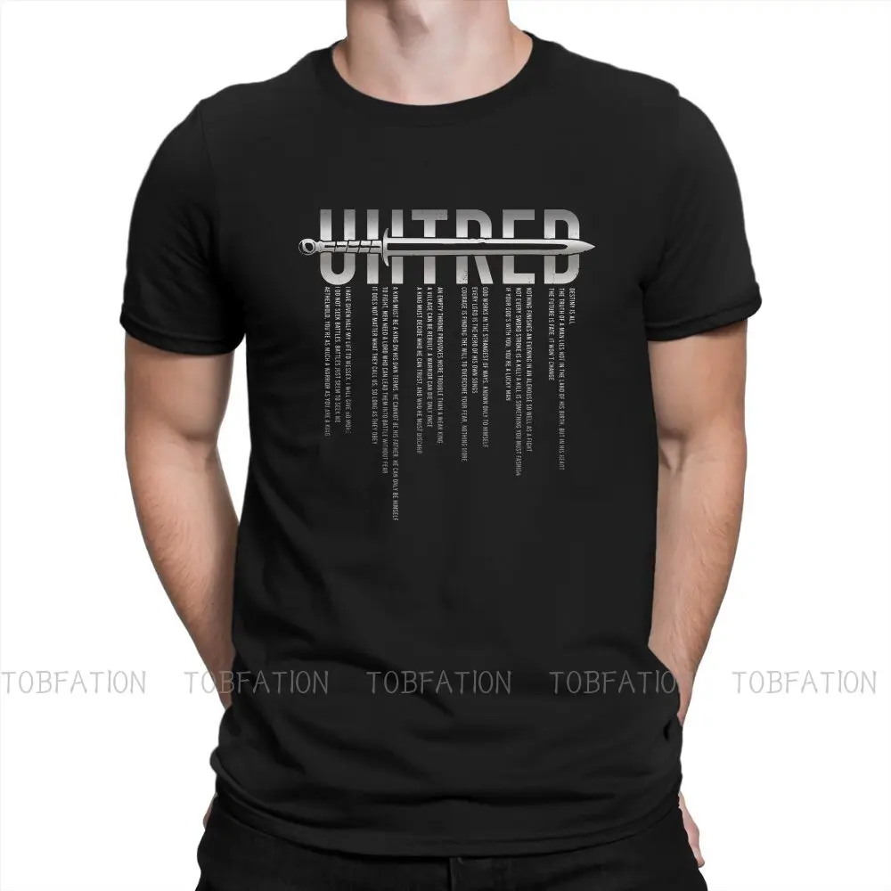 

The Last Kingdom Uhtred Sword Tshirt Graphic T Shirt Casual Hot Sale 100% Cotton Ofertas Men's Tshirts
