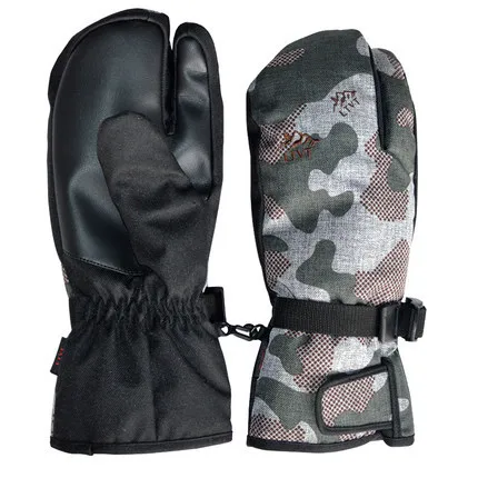 Мужские зимние лыжные варежки из полиэстера