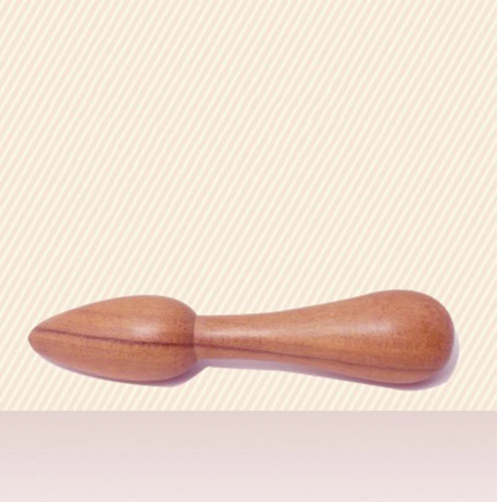 

Scented Wood Gourd-shaped Acupoint Massage Cone Portable Body Massager Wooden Massage Tool