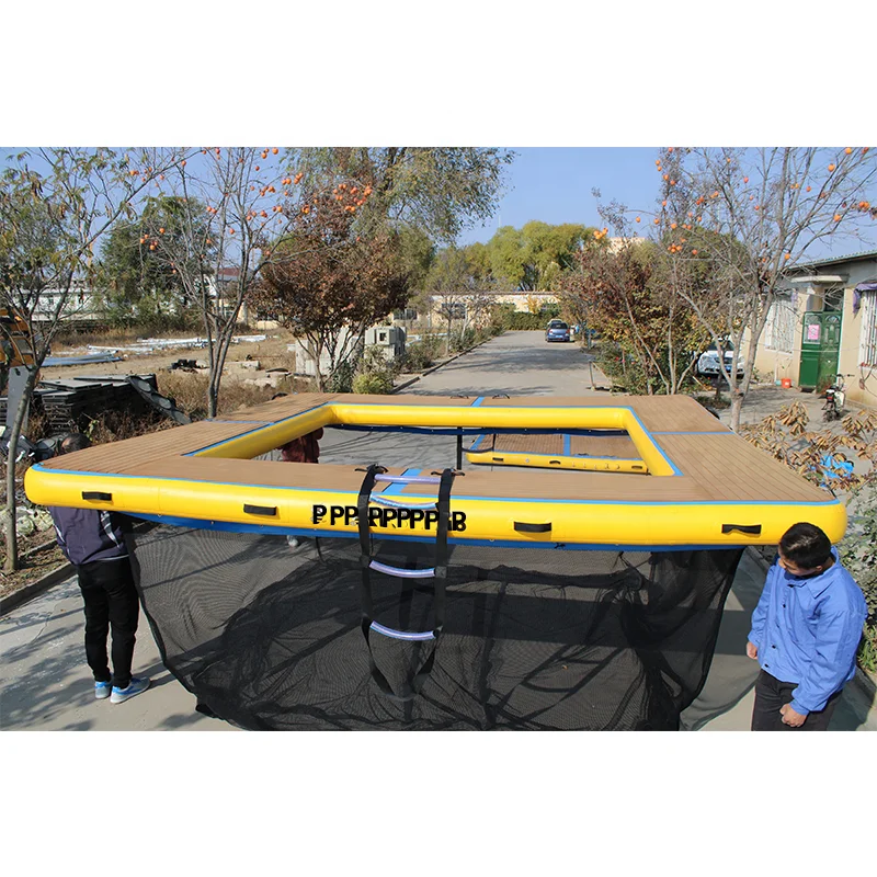 

Новый продукт OEM, водный парк, водная игра, плавающий Ревелл-лаунж, надувная плавающая док-платформа