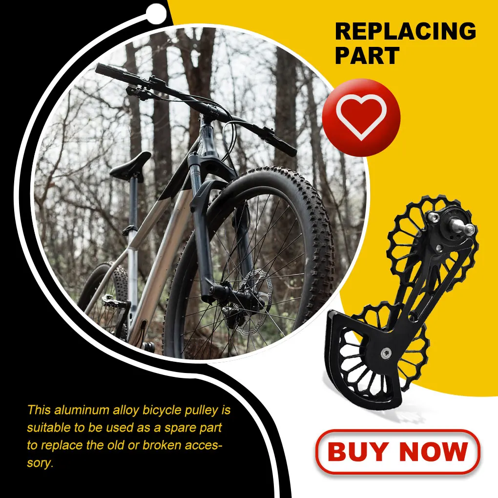 

Задний переключатель передач для дорожного и горного велосипеда, шкив из алюминиевого сплава, велосипедный керамический подшипник, профес...