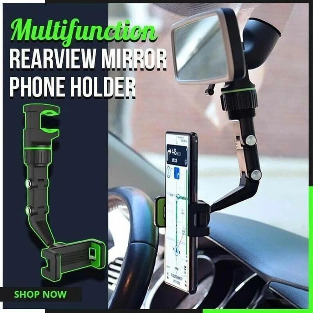 New Car Phone Holder Rotary Adiustable Navigation Universal Multi-Function Car Holder Support Stand for iPhone Samsung Xiaomi
