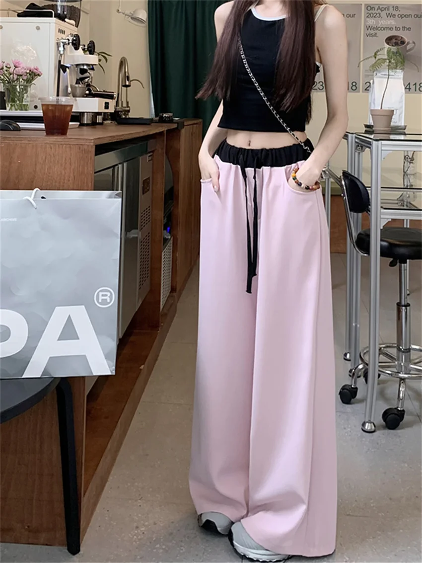 Женские офисные брюки Alien Kitty шикарная свободная летняя одежда для работы уличная