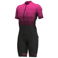 2022 team summer womens cycling short sleeve jersey with bib shorts set f