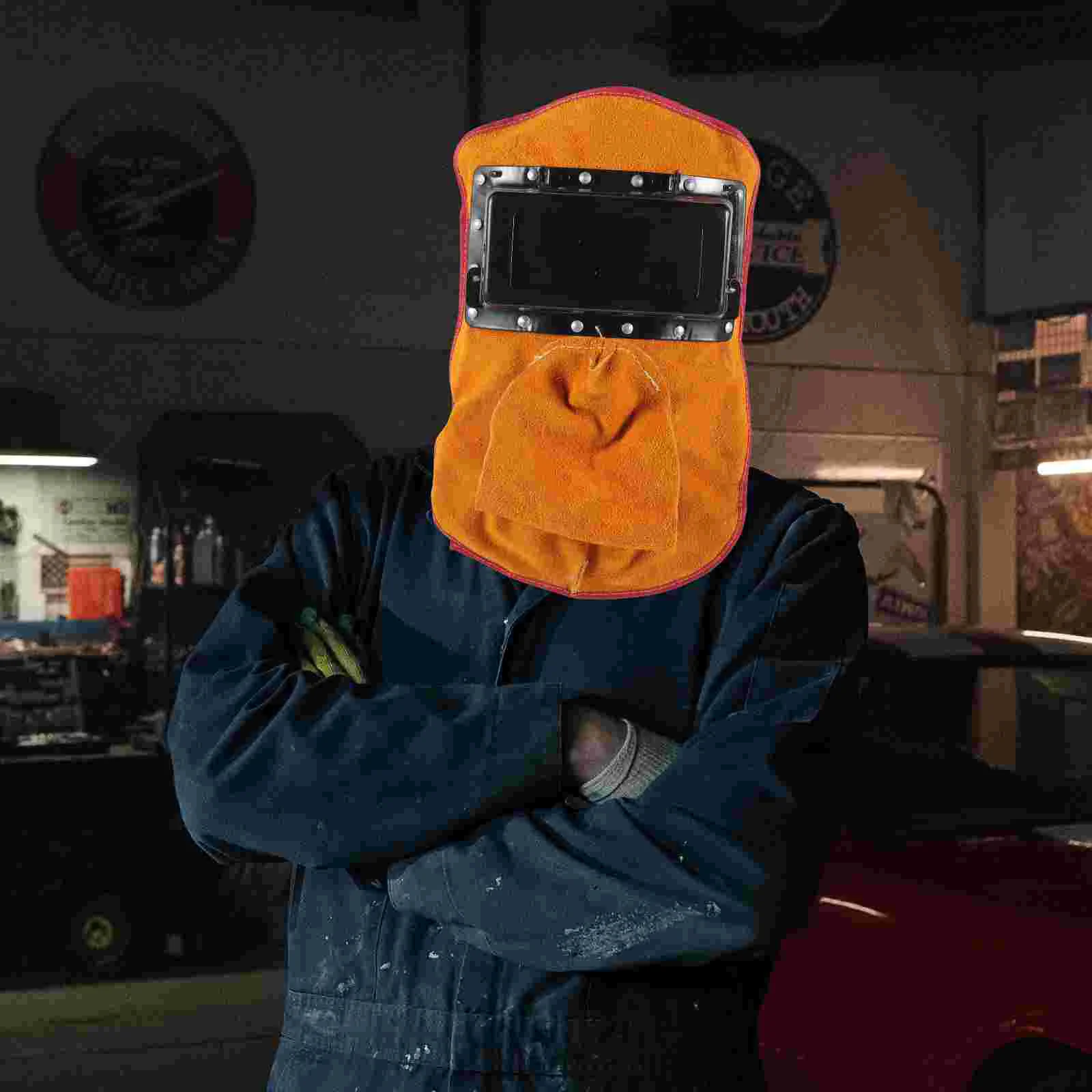 

Safety Mask Welding Caps Protection Workplaces Hood Hat Shield Adjustable