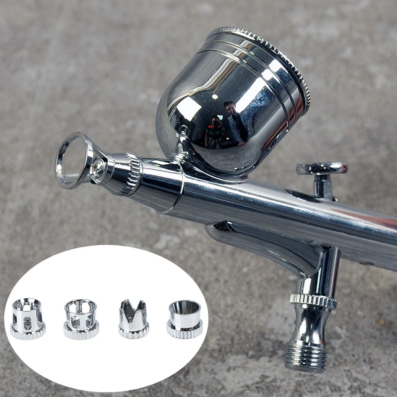 

Airbrush Cover Cap Accessory Crown Air Brush Fan Caps Closed/ Spatter Cap