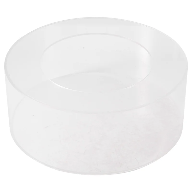 

1 шт., круглая акриловая доска для торта, цветочный скребок, поднос для торта, круглый декор «сделай сам», многоразовая доска для торта (C)