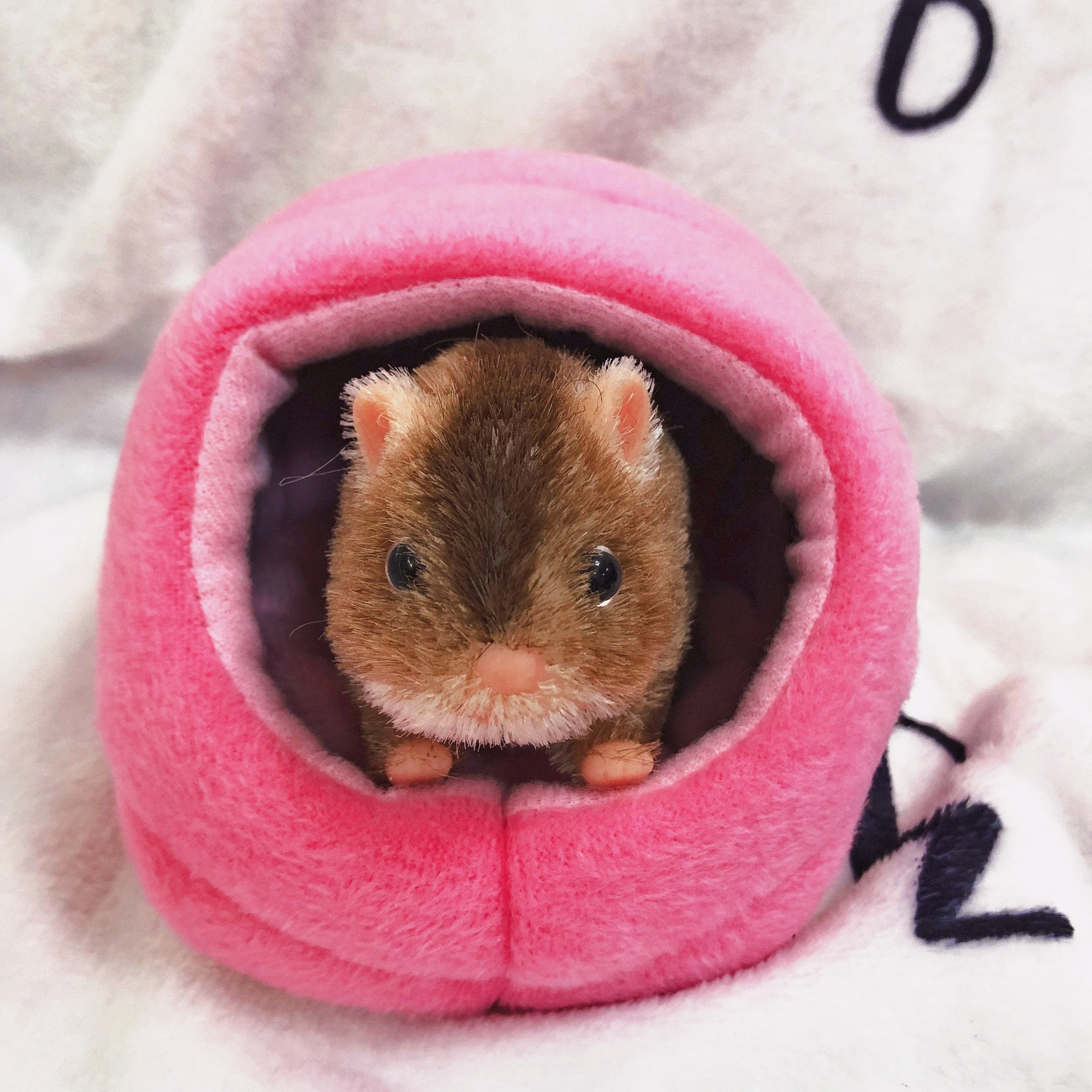 6 Inches Mini Full Silicone Hamster Accessory Soft Lifelike Animal Hamster Doll Painted Miniature Reborn Hamster Gift For Kids